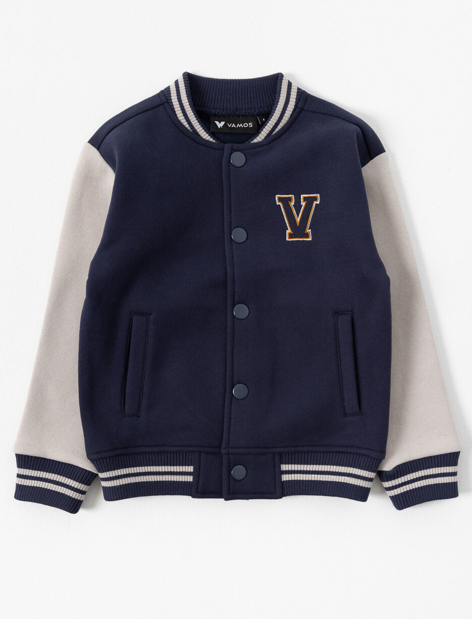 Varsity-inspired Fleece Jacket - Little Boy