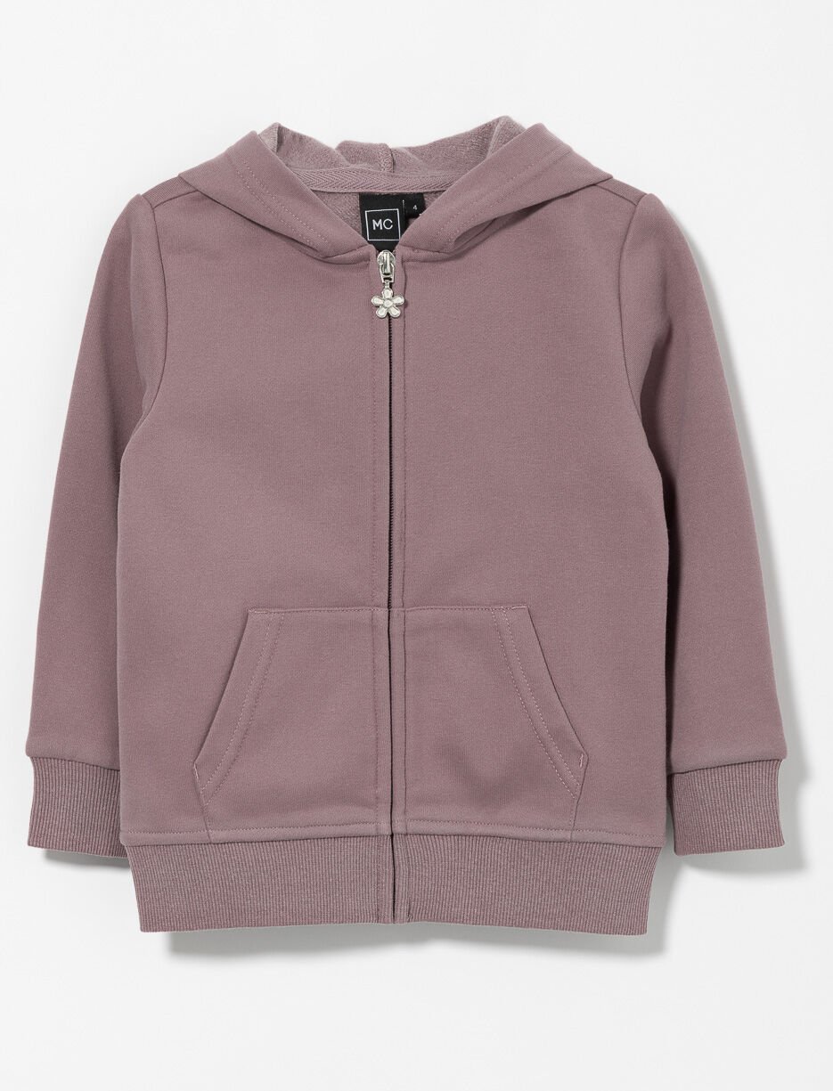 Zip-up Cardigan with Pocket