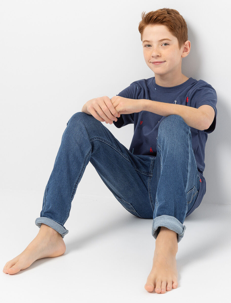 T-shirt en coton bio imprimé