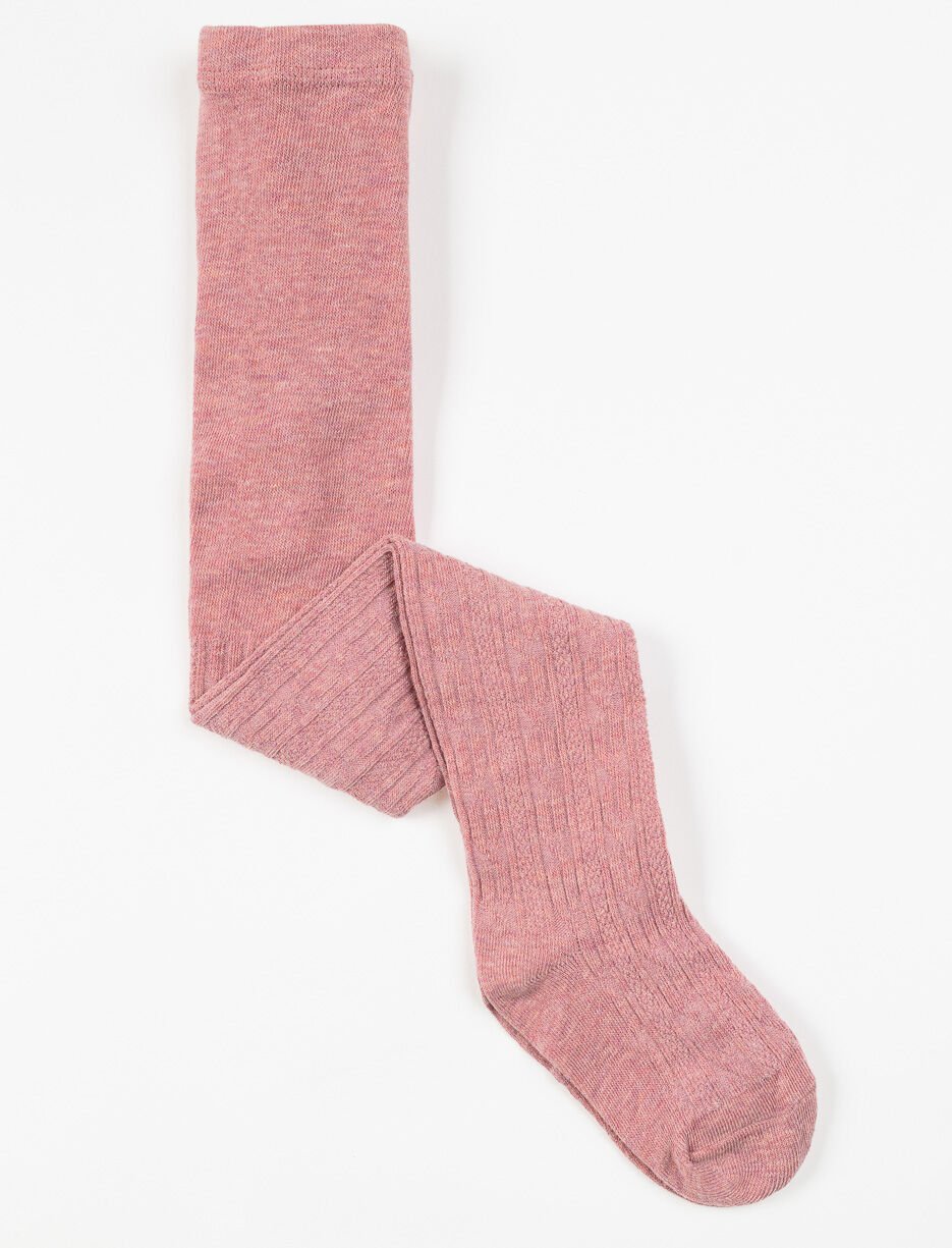 Collant texturé opaque - bébé fille