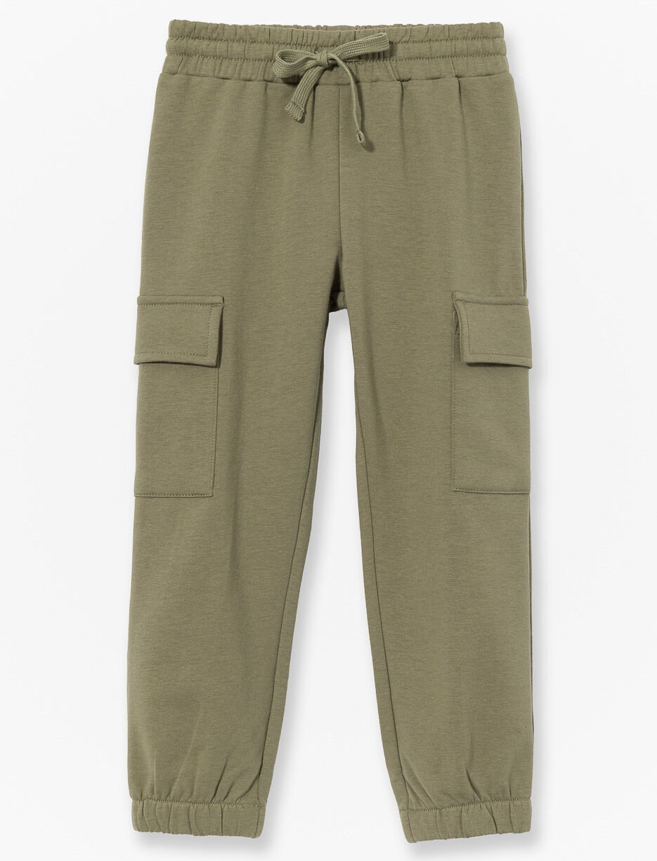 Jogger uni &agrave; poches cargo