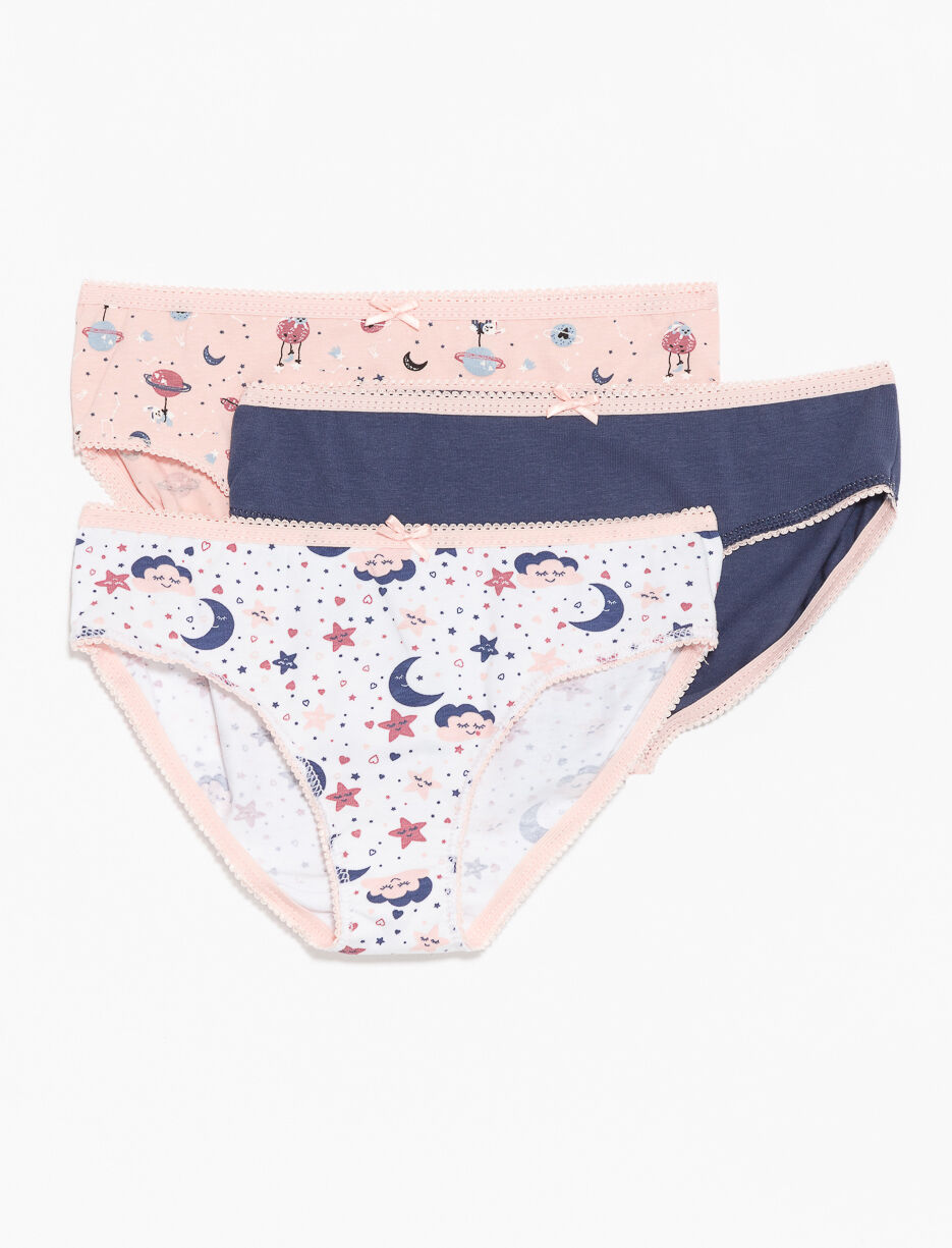 Culottes bikini imprimées - paquet de 3