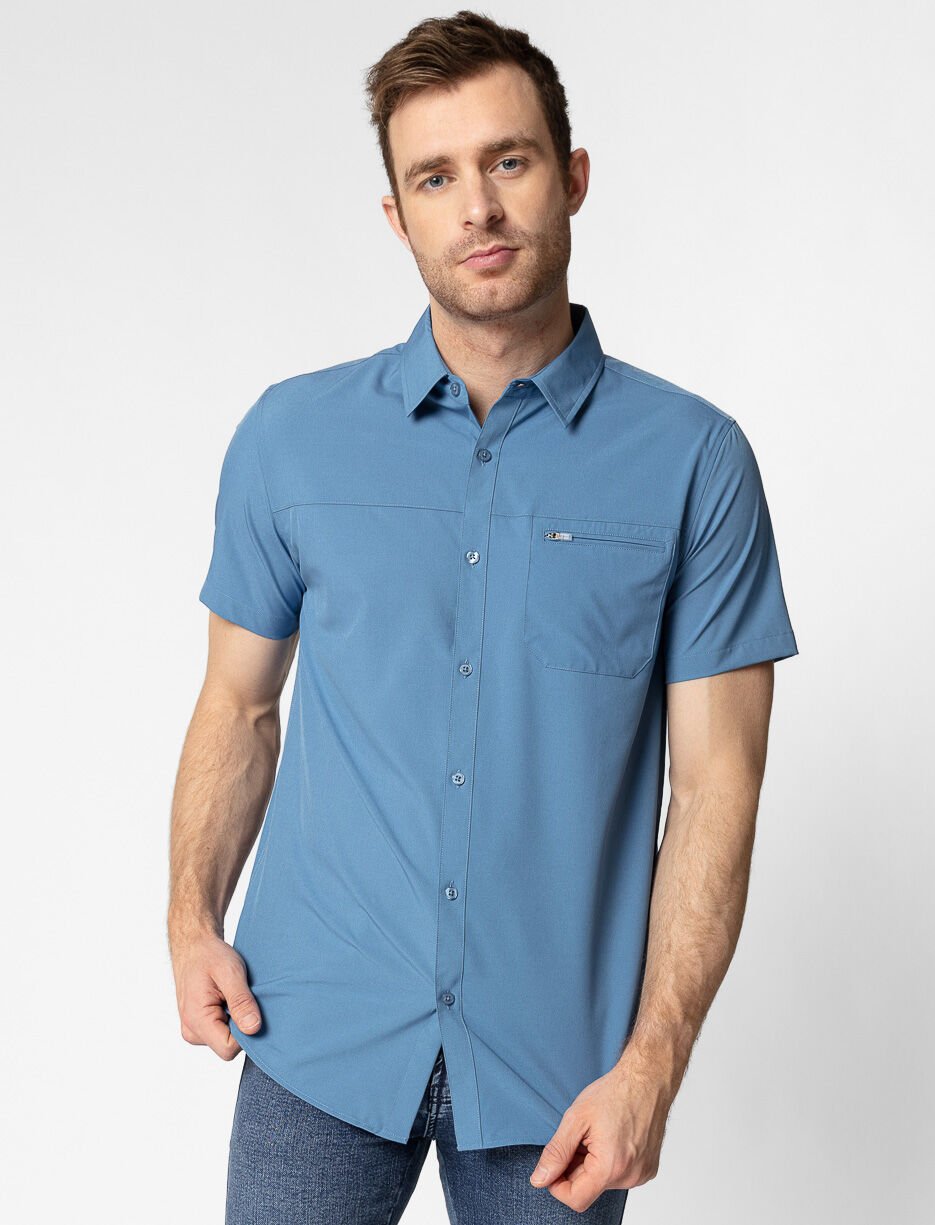 Solid Short-sleeve Shirt