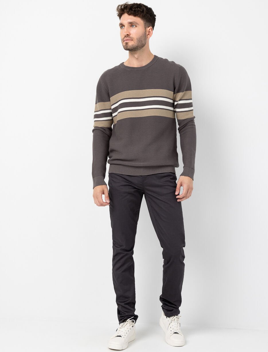 Pantalon droit extensible