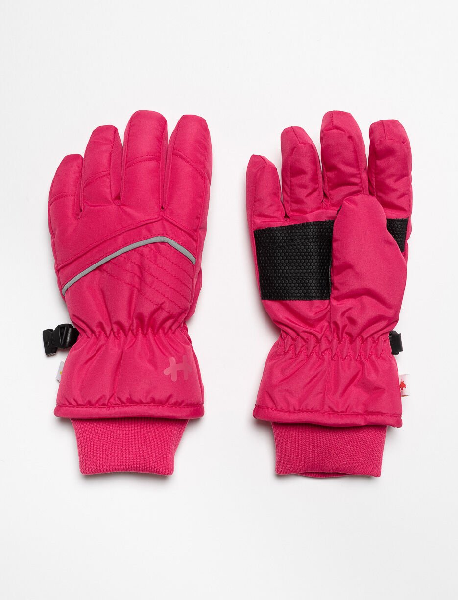 Insulated Ski Gloves with Reflective Details