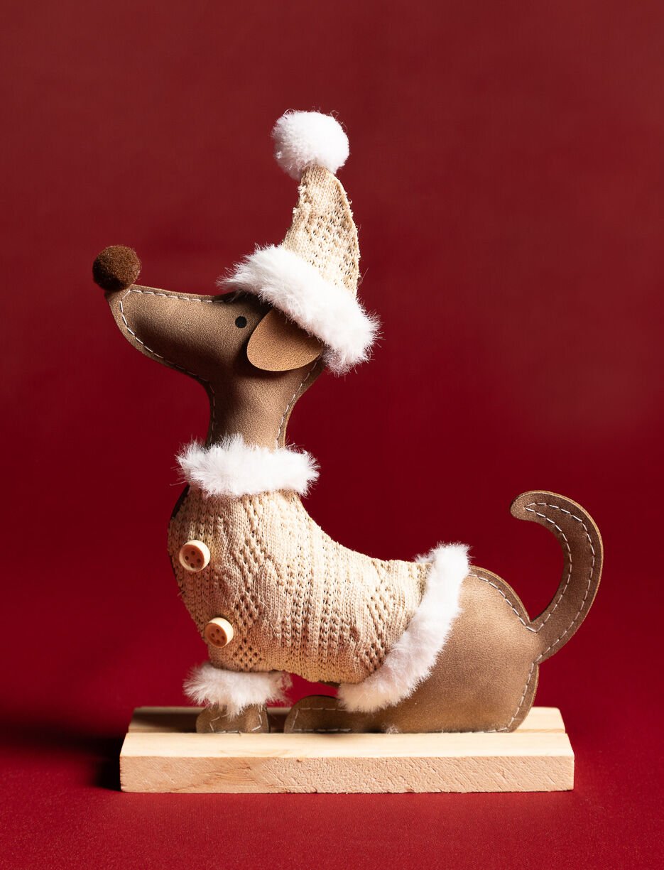 Chien décoratif Noël Chien décoratif Noël