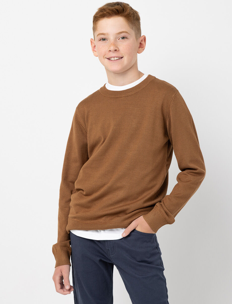 Knit Crew Neck Sweater