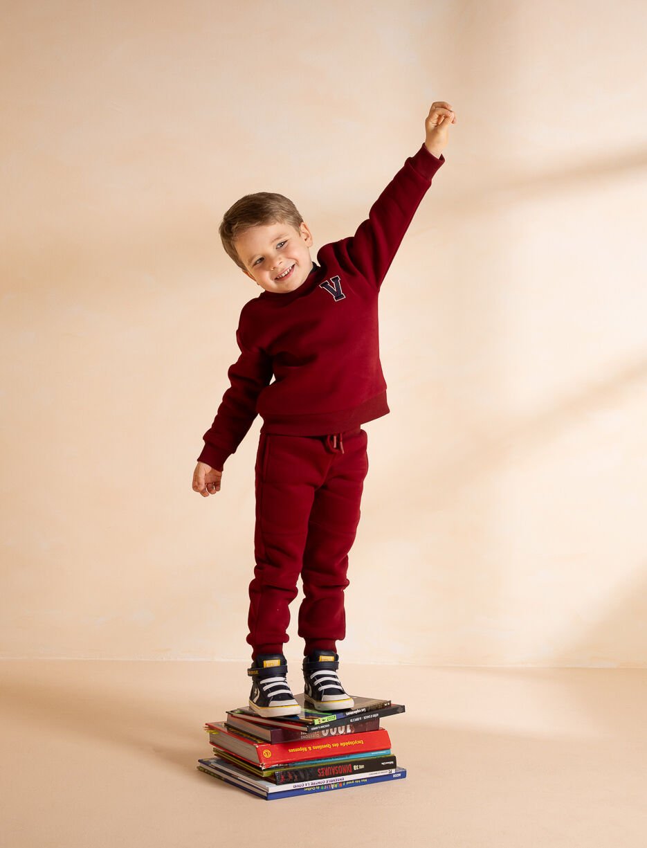 Pantalon ouaté à taille élastique - petit garçon