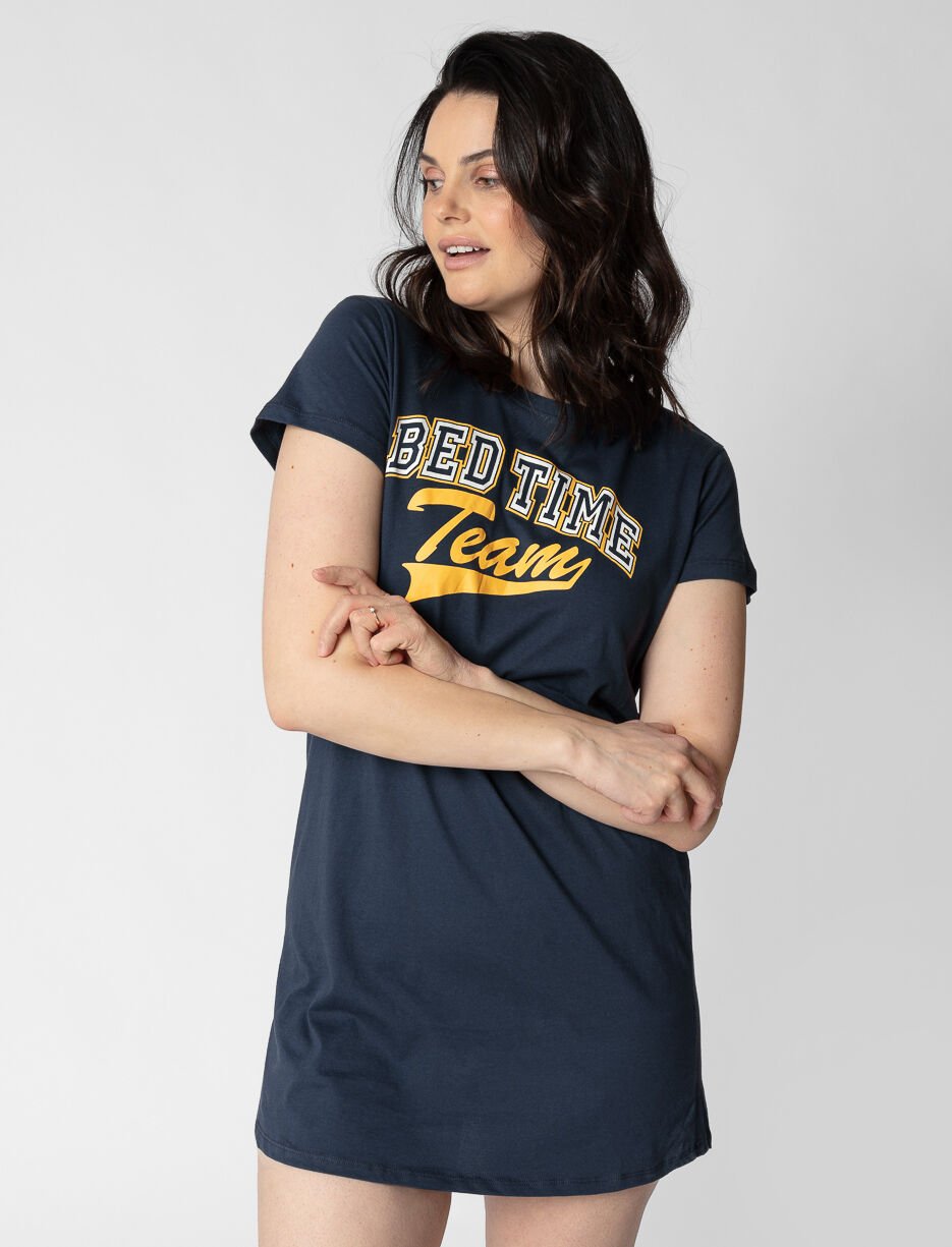 Chemise de nuit imprimée