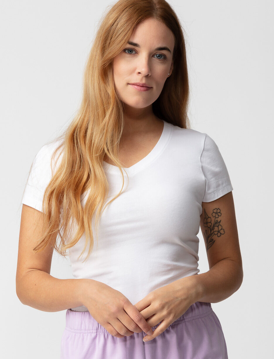 T-shirt uni en coton bio T-shirt uni en coton bio