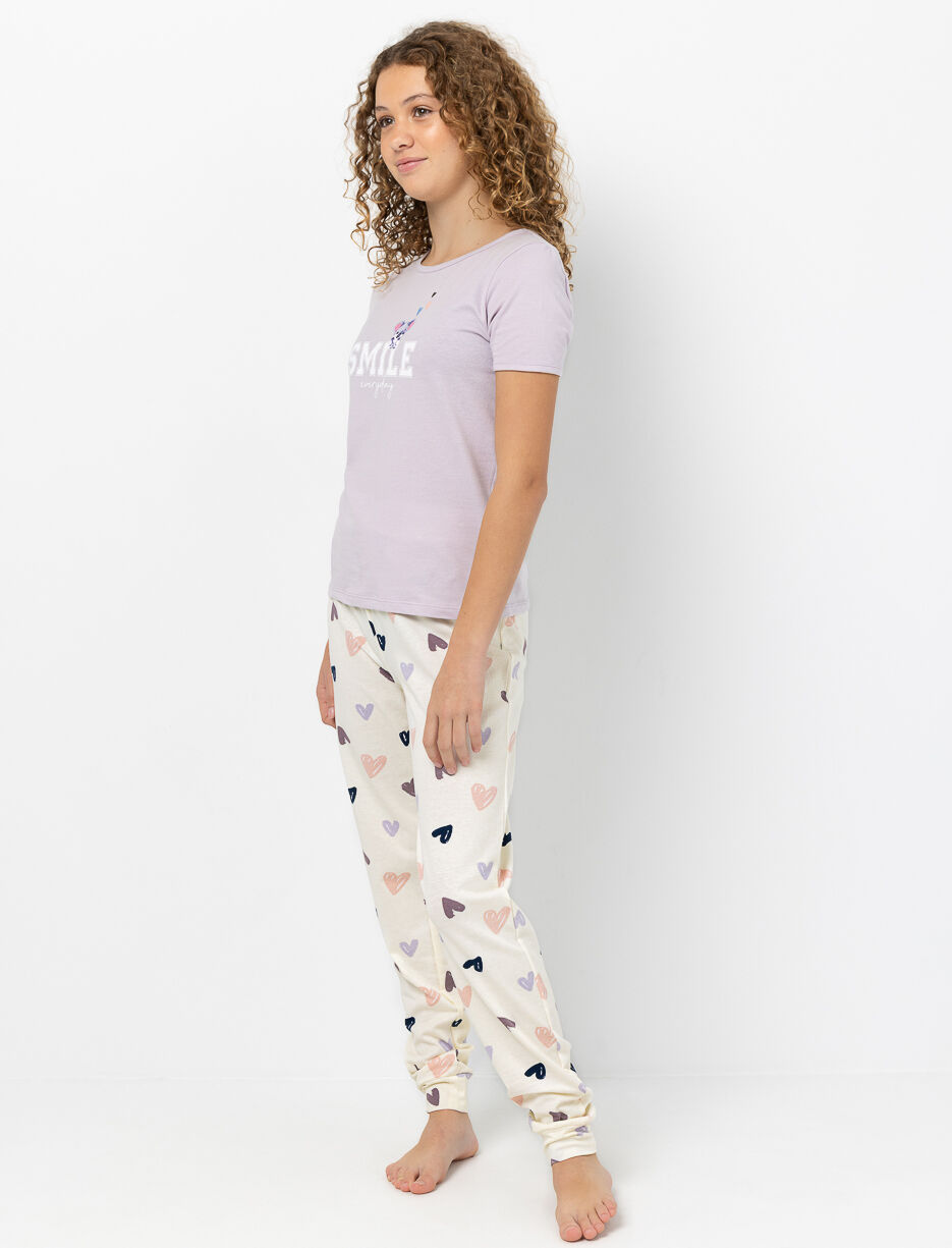 Pyjama 2 pièces imprimé