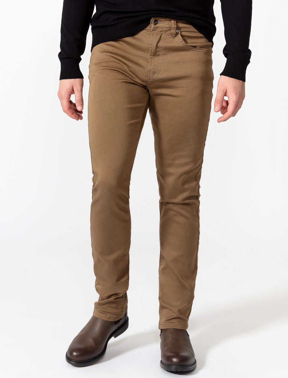 Pantalon droit extensible