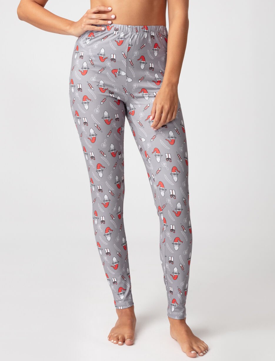 Festive-print Leggings