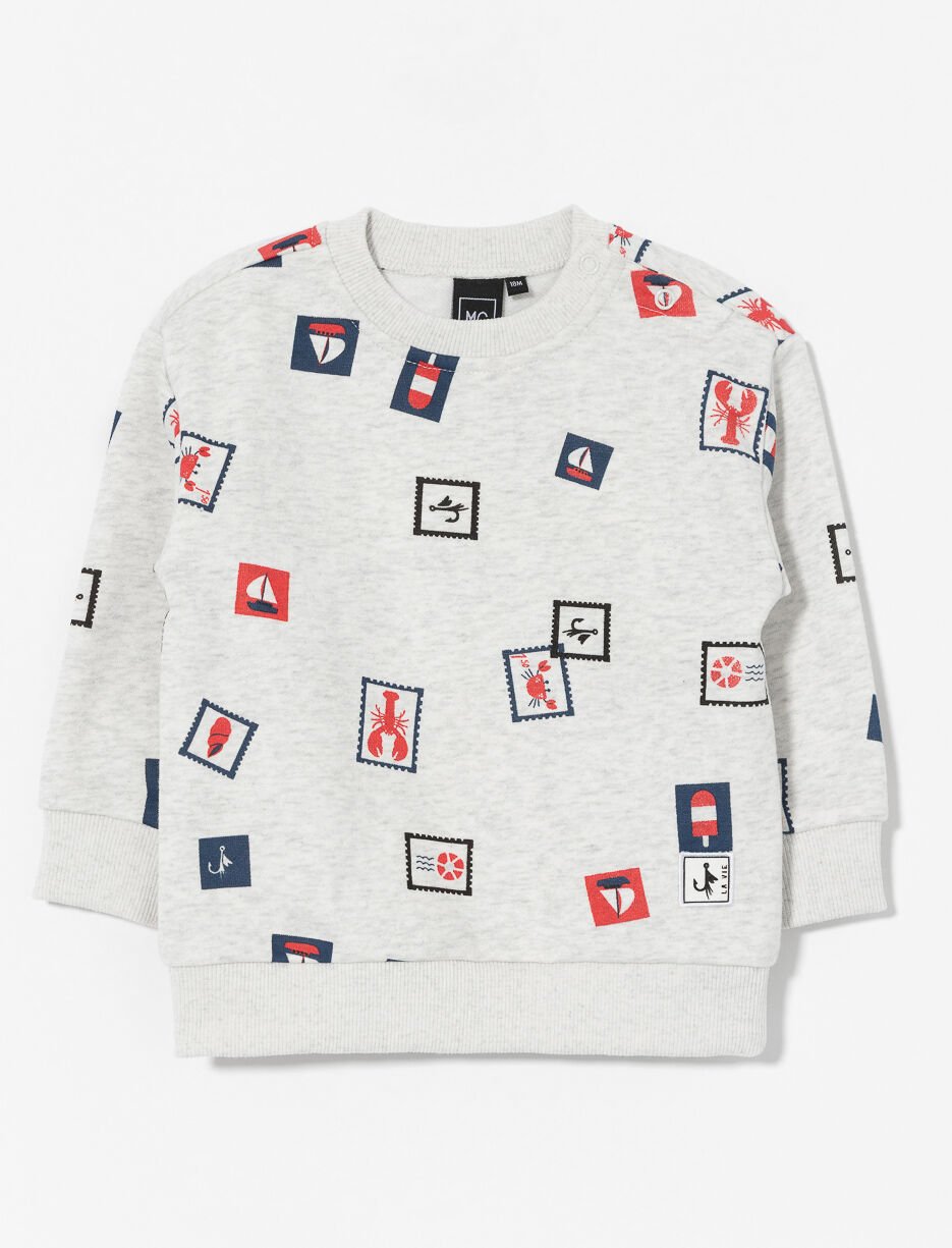 Chandail ouaté imprimé