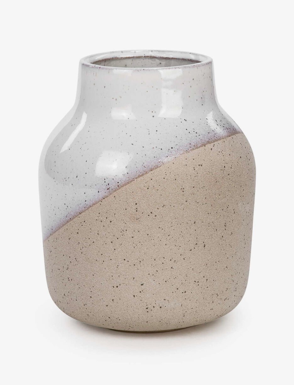 Vase en céramique deux tons