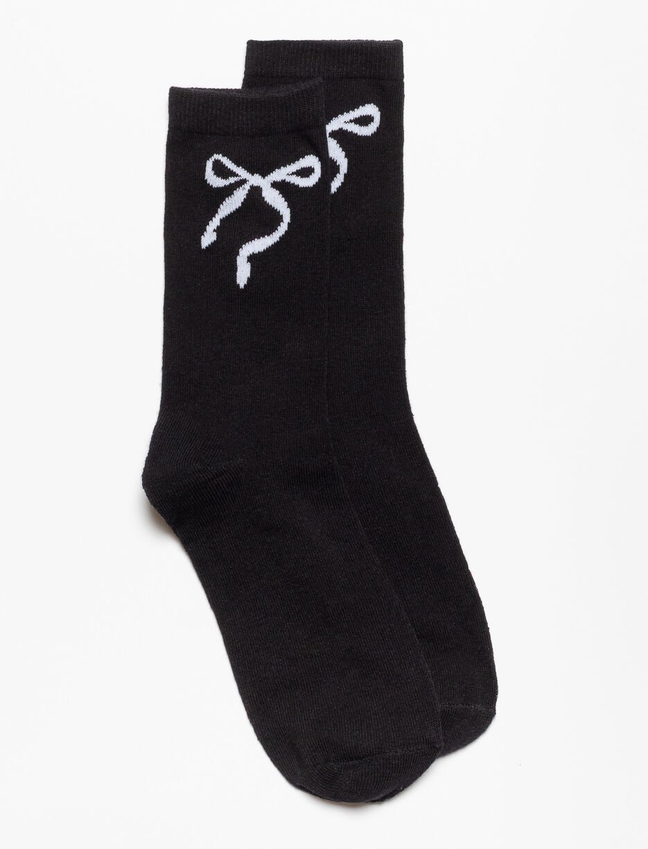 Printed Crew Socks