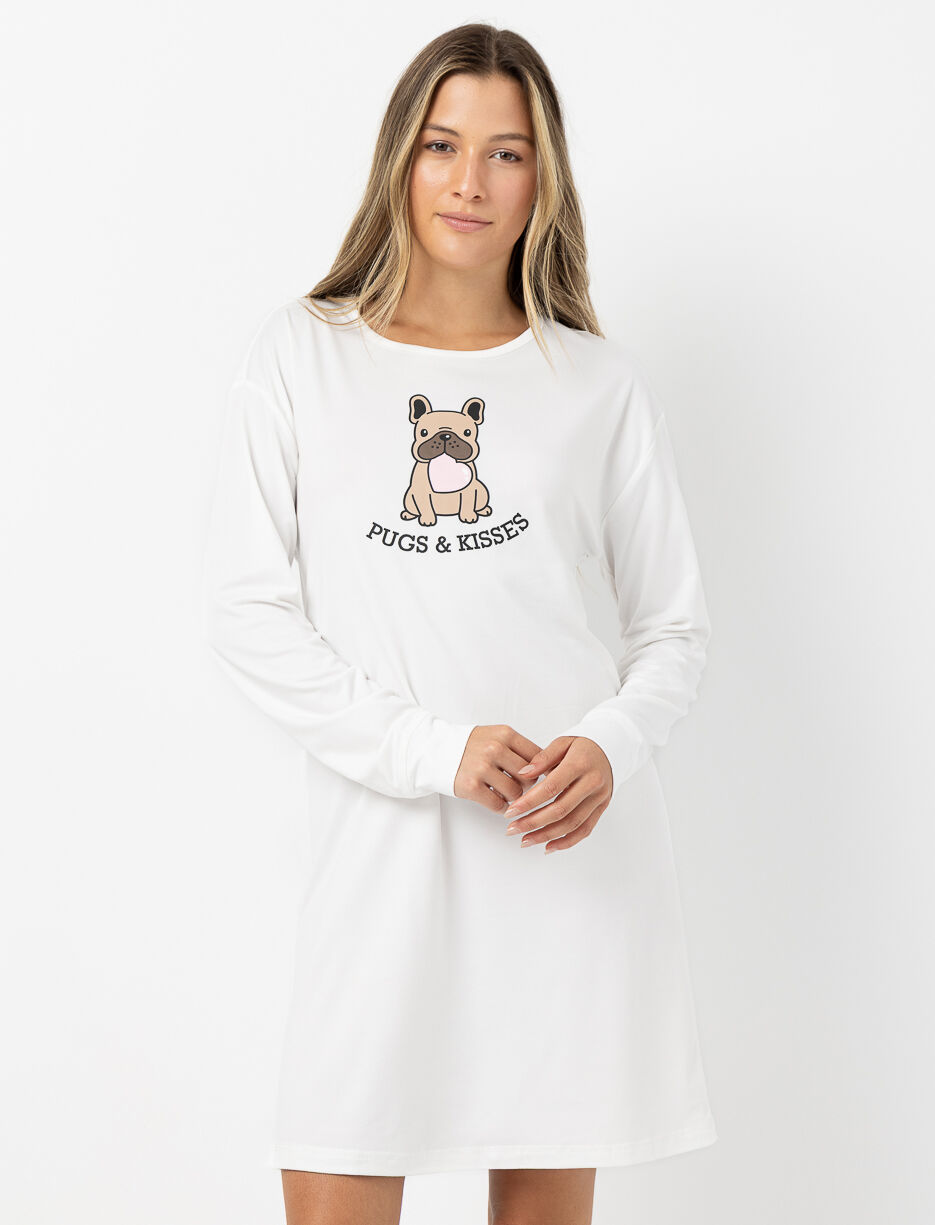 Chemise de nuit imprimée