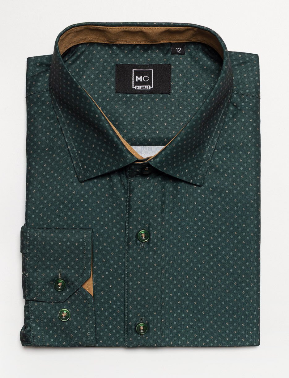 Chemise à motif géométrique - ado garçon