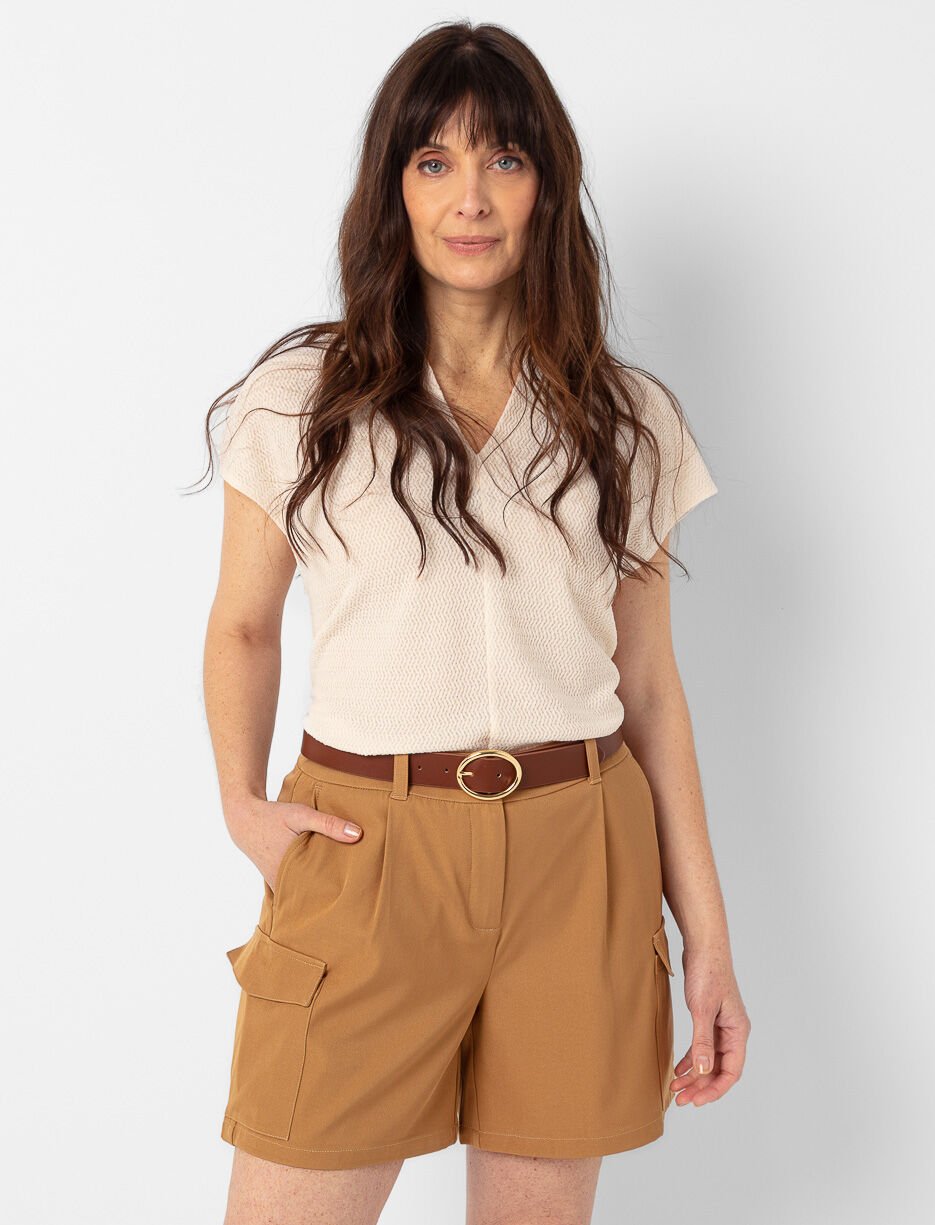 Solid Bermuda with Cargo Pockets