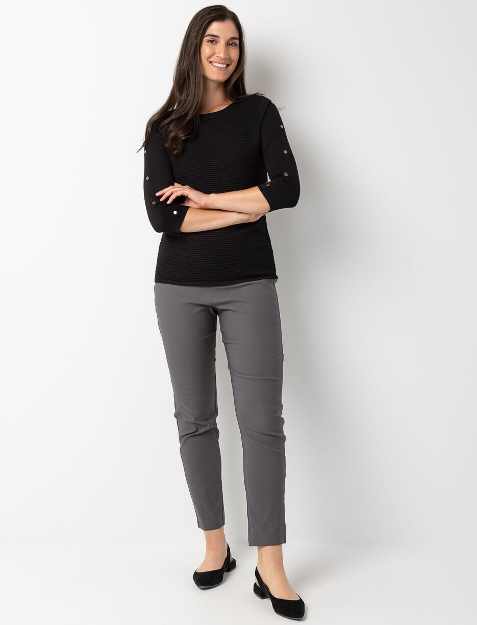 Pantalon jambes étroites à enfiler