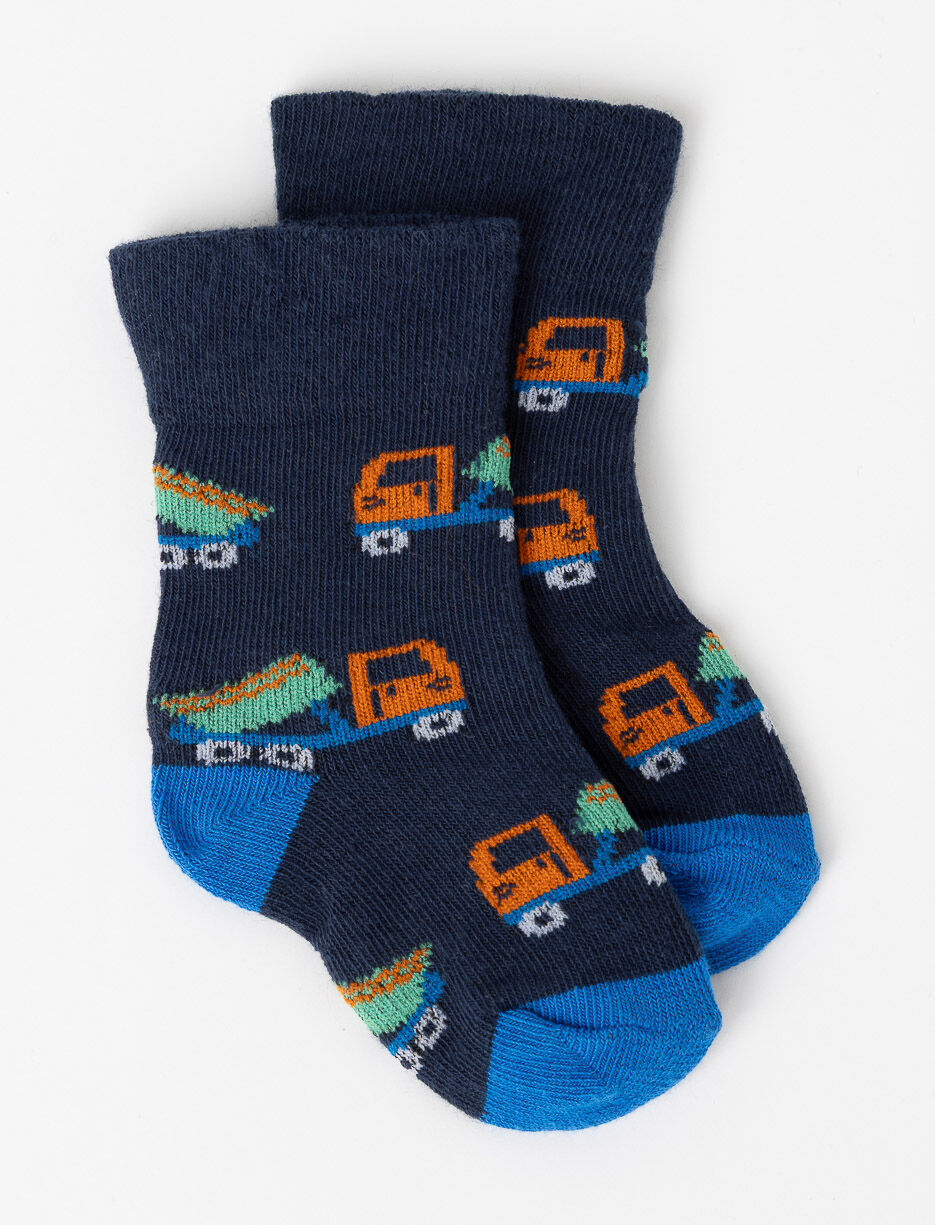 Printed Socks with Anti-slip