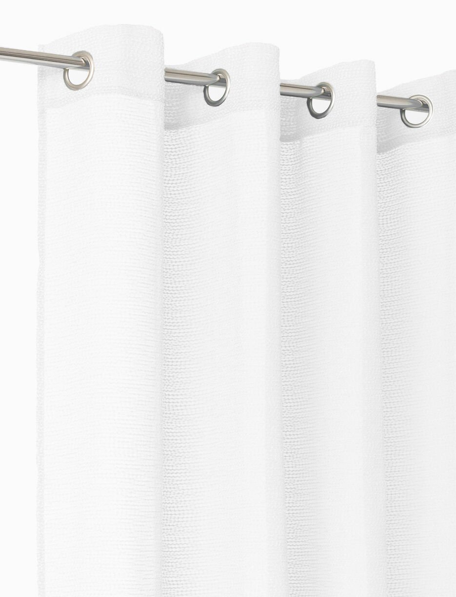 Panneau de rideau en tulle texturé Panneau de rideau en tulle texturé