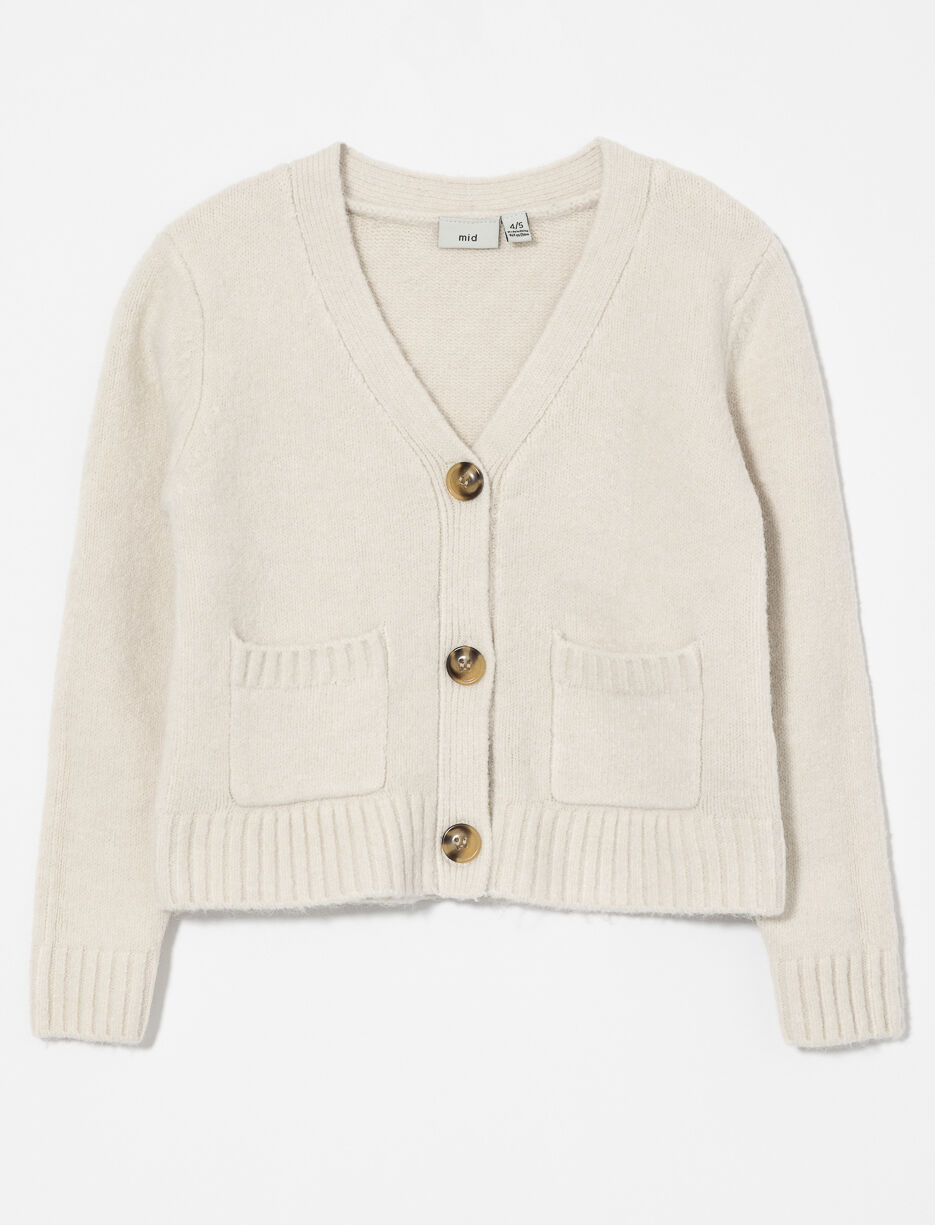 Cardigan décontracté en tricot - petite fille