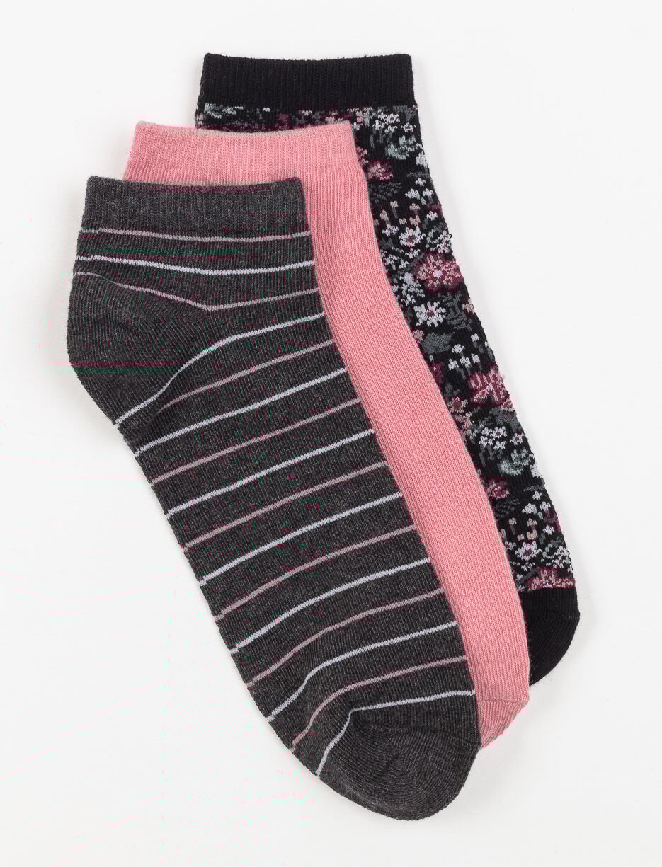 3 paires de bas courts