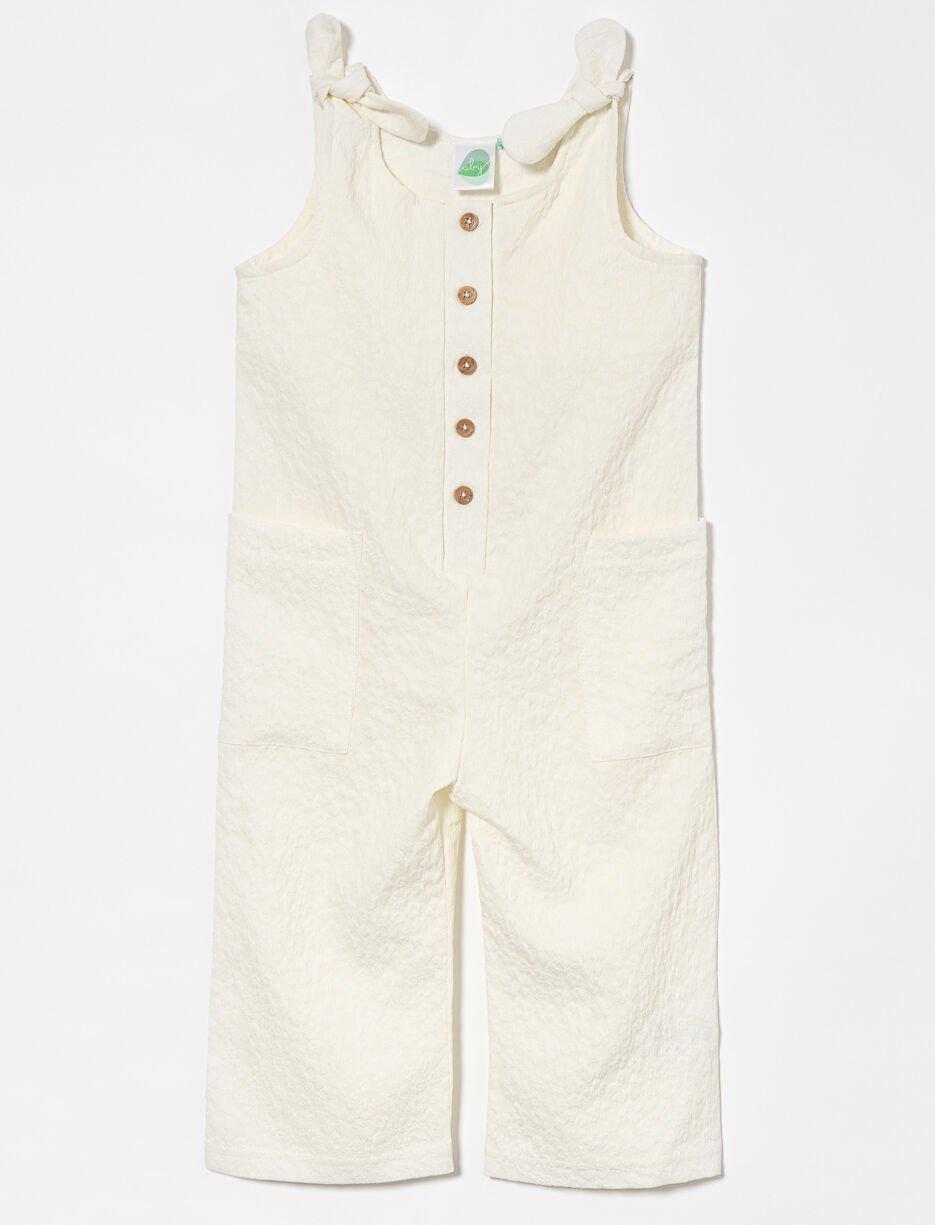 Solid Textured Romper