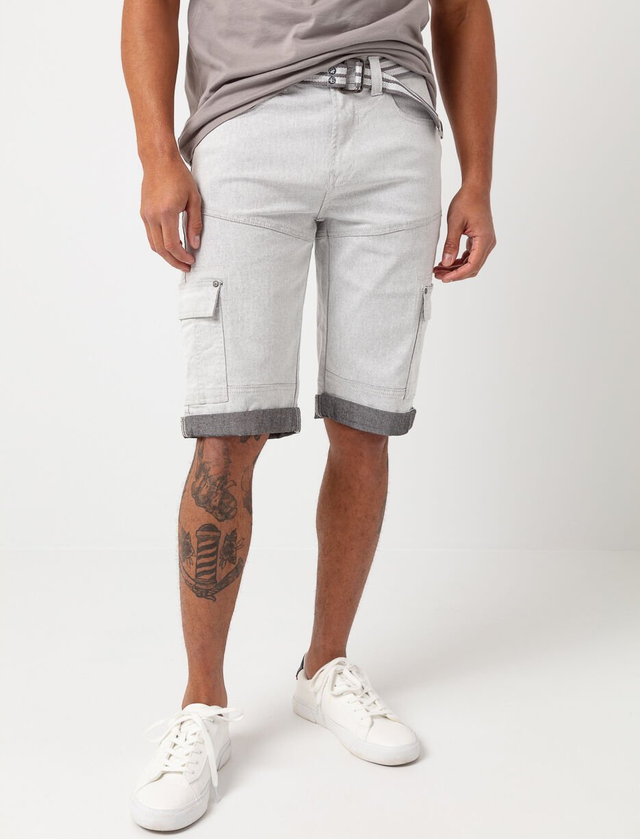 Cargo Bermudas with Belt