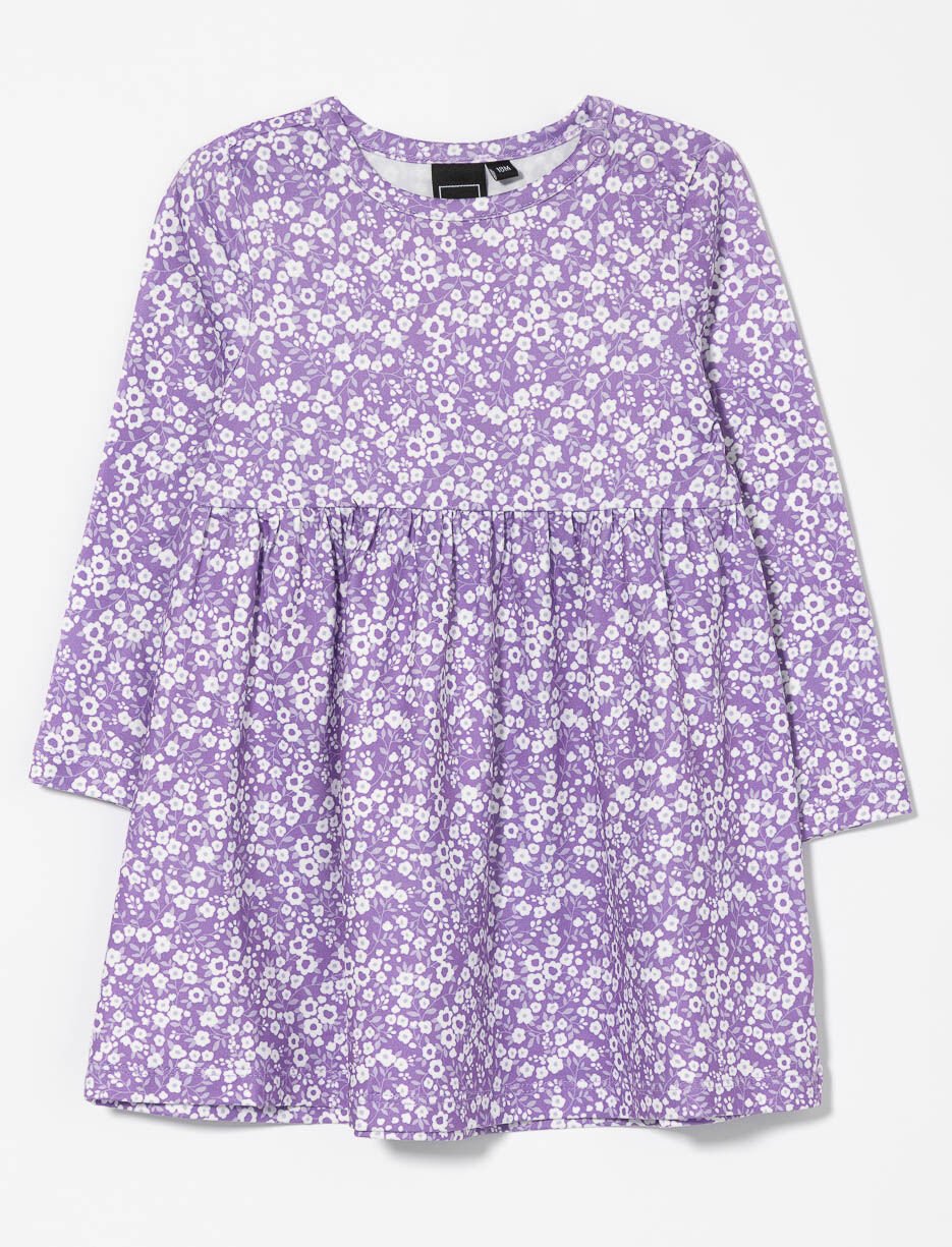 Robe fleurie cintrée à la taille - bébé fille