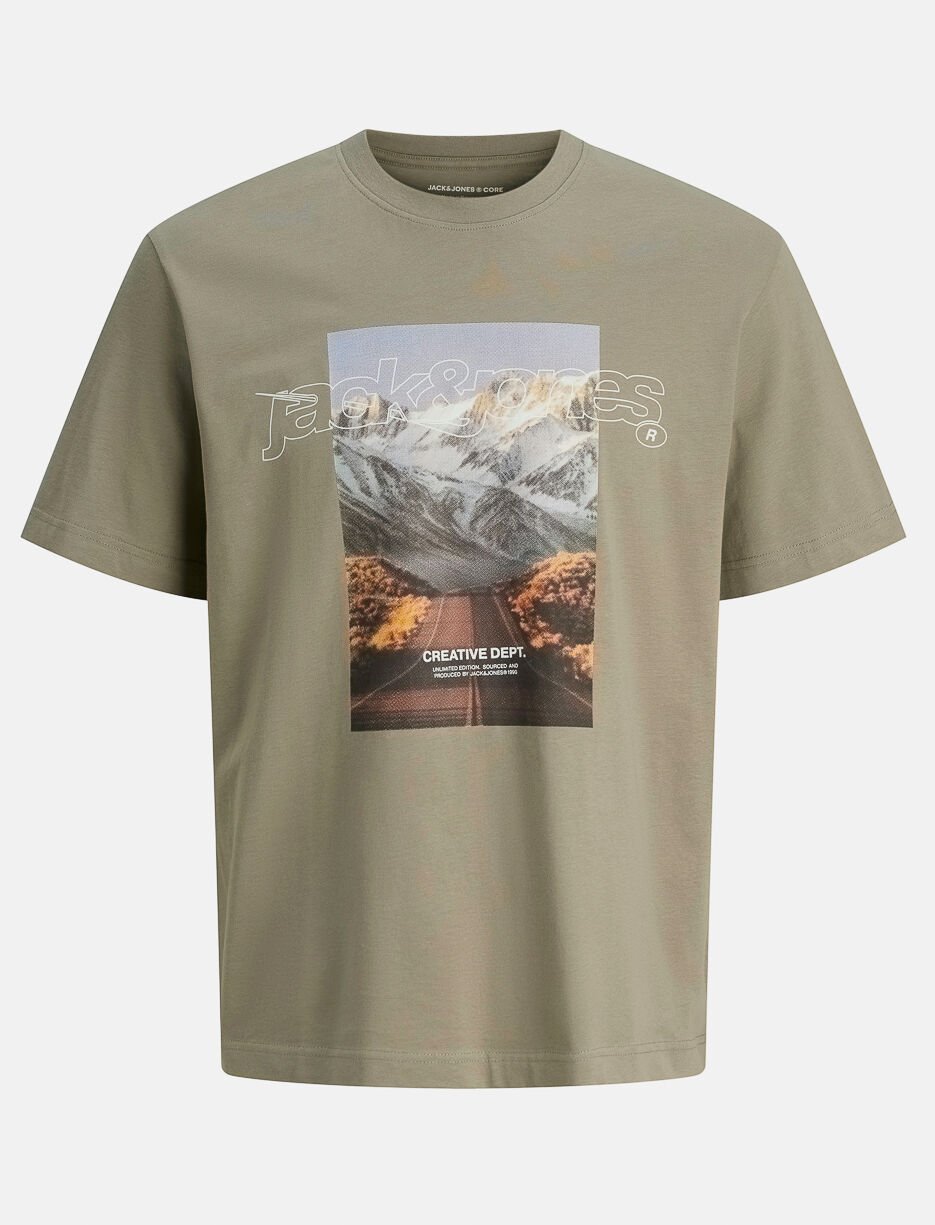 T-shirt imprimé à col rond