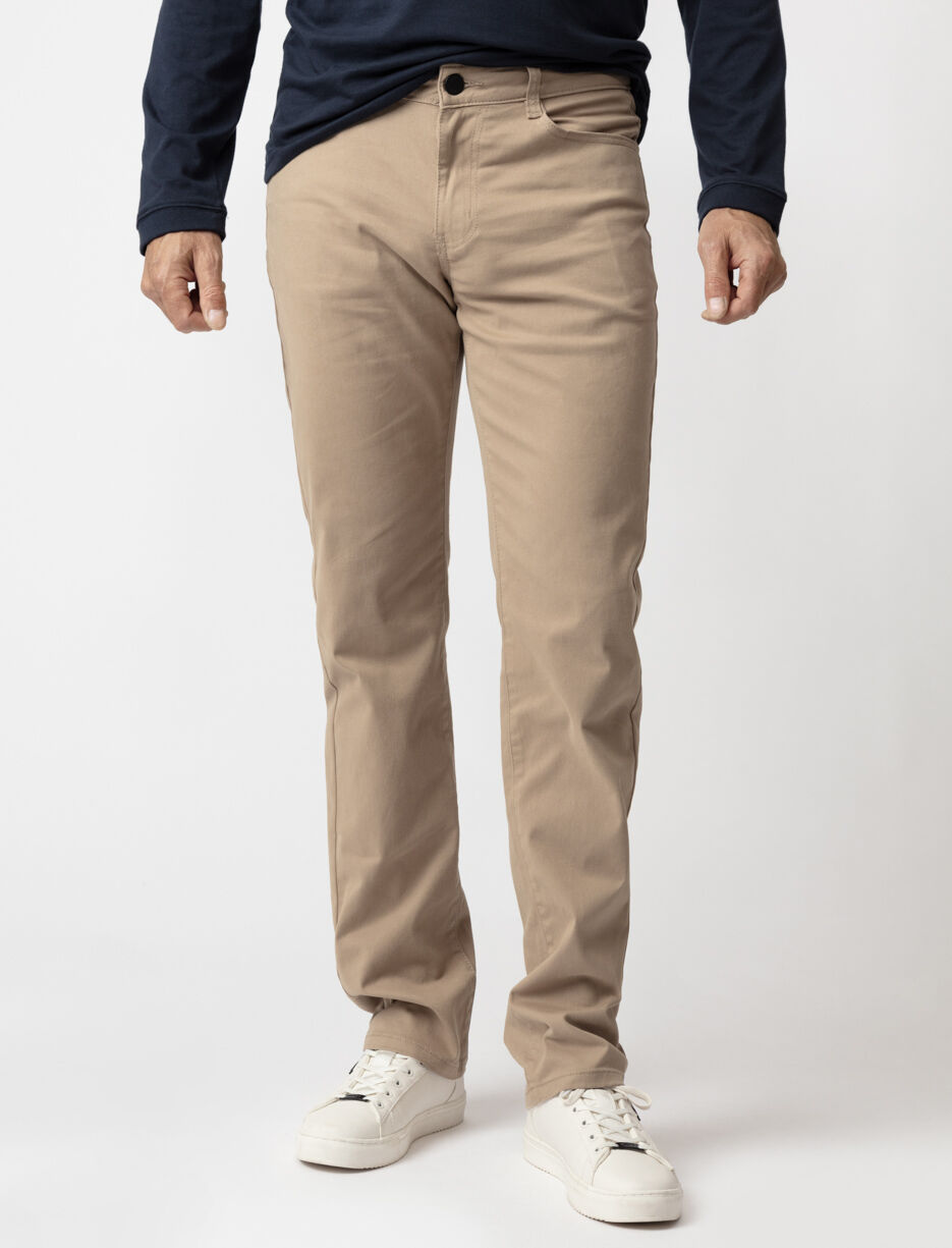 Pantalon étroit à taille régulière