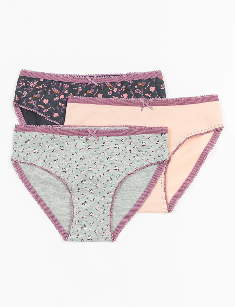 Culottes bikini imprimées - paquet de 3