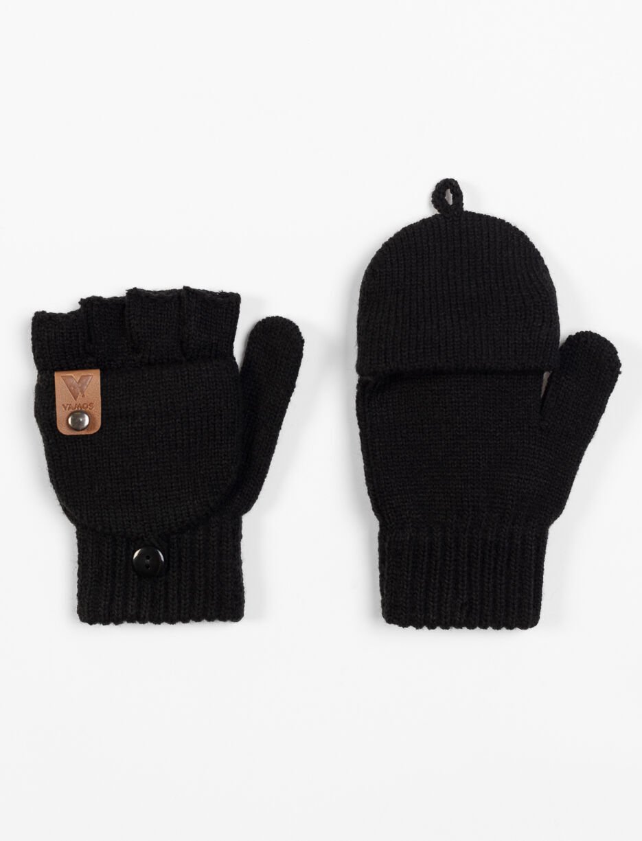 Knit Fingerless Mitts - Children