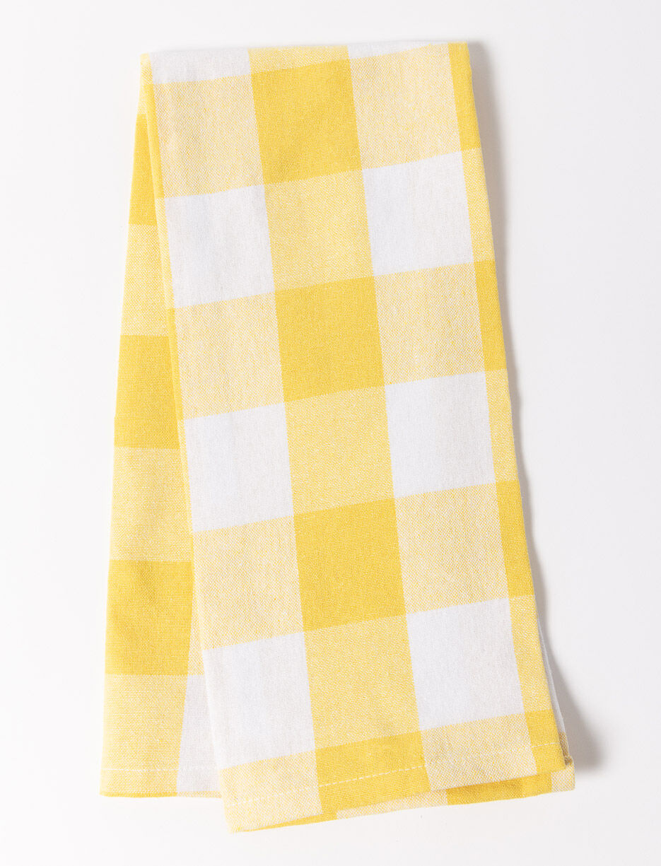 Serviette à vaisselle à carreaux