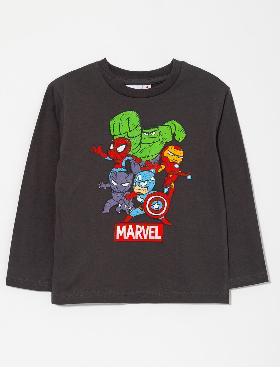 T-shirt imprimé à col rond - Marvel