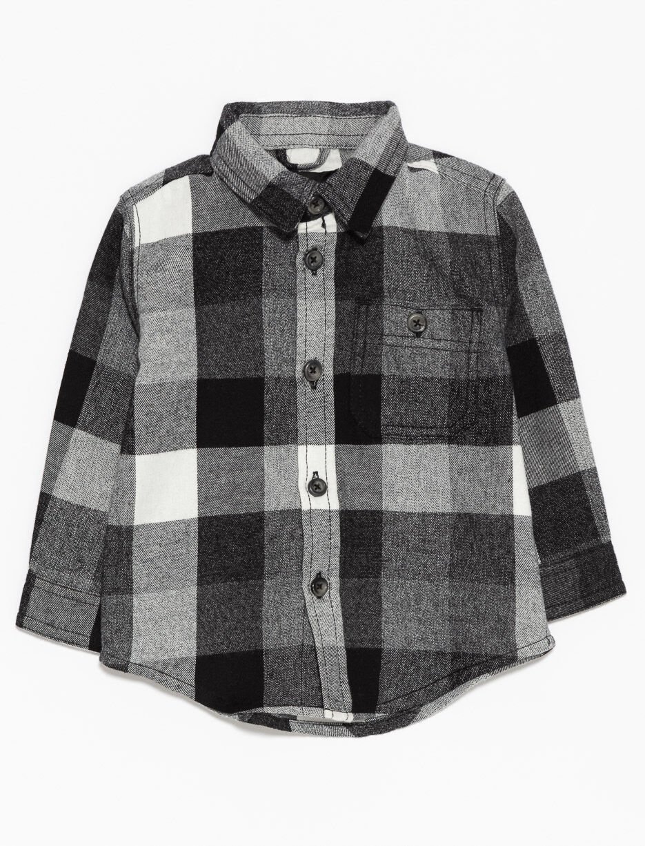 Chemise en flanelle à carreaux