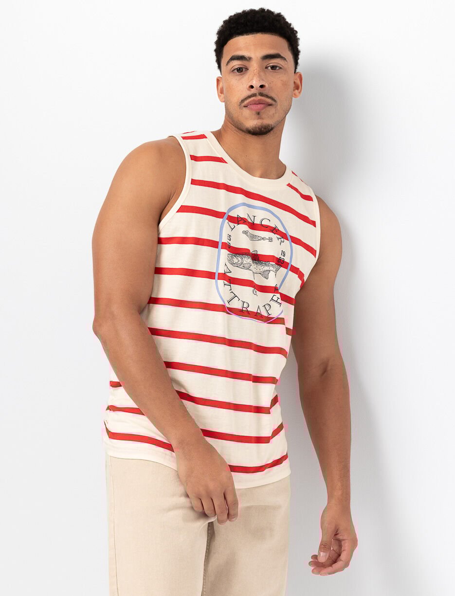 Camisole en coton bio imprimée