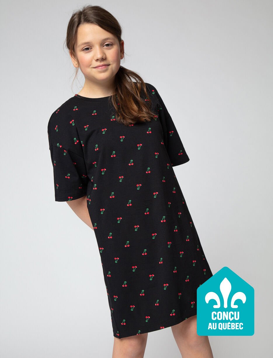 Printed Boyfriend Dress