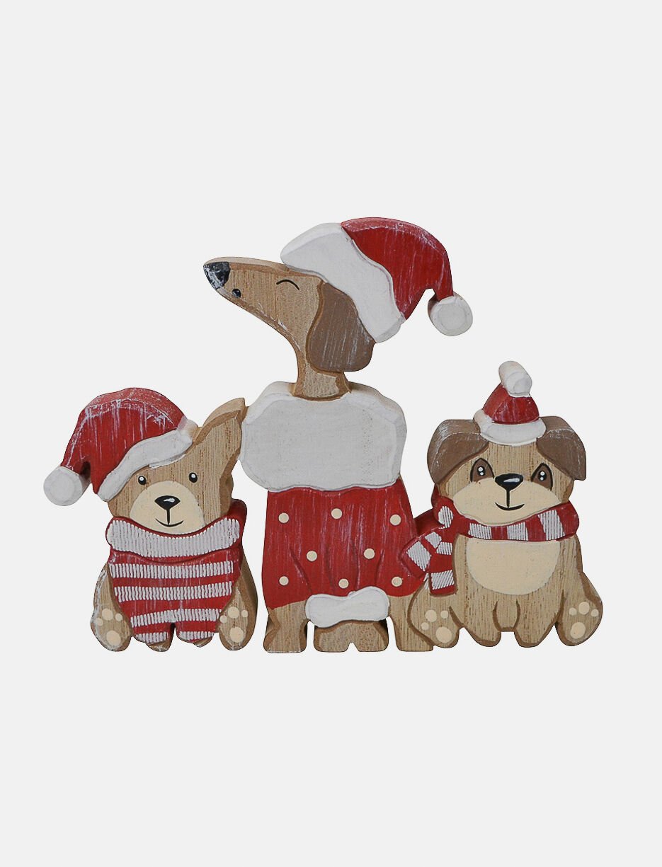 Décoration de Noël chiens Décoration de Noël chiens