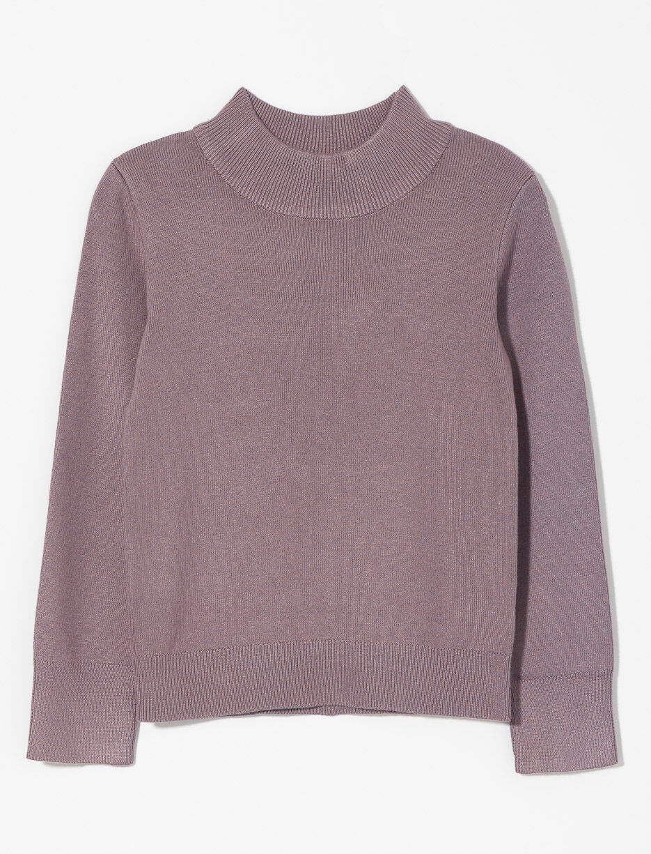 Knit Mock-neck weater – Little Girl