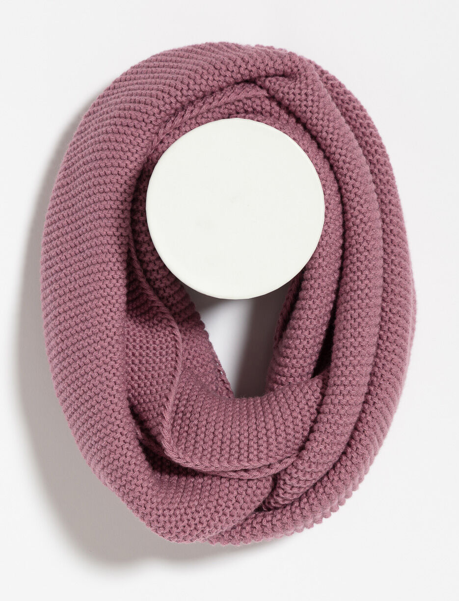 Solid Knit Infinity Scarf