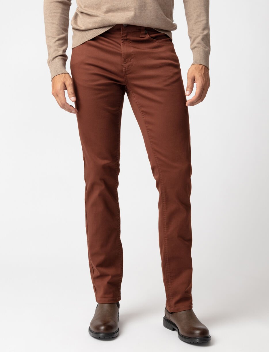 Pantalon droit extensible
