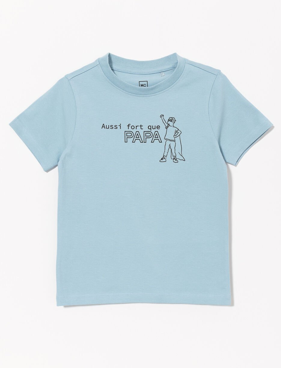 T-shirt imprimé à col rond - petit garçon