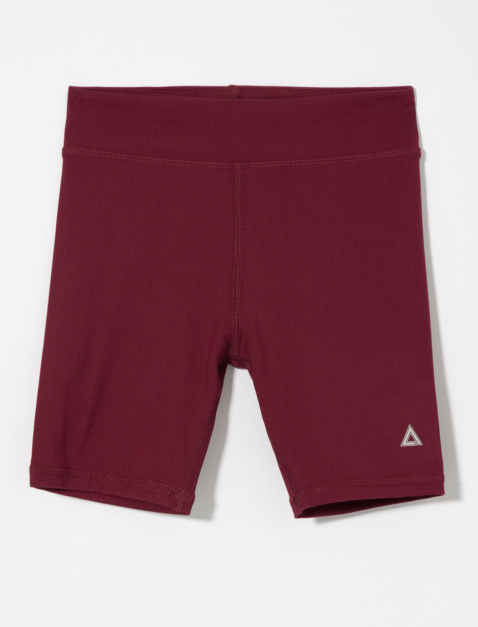 Short de sport mi-cuisse à logo - petite fille