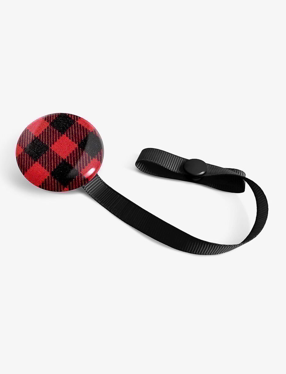 Plaid Pacifier Clip Plaid Pacifier Clip