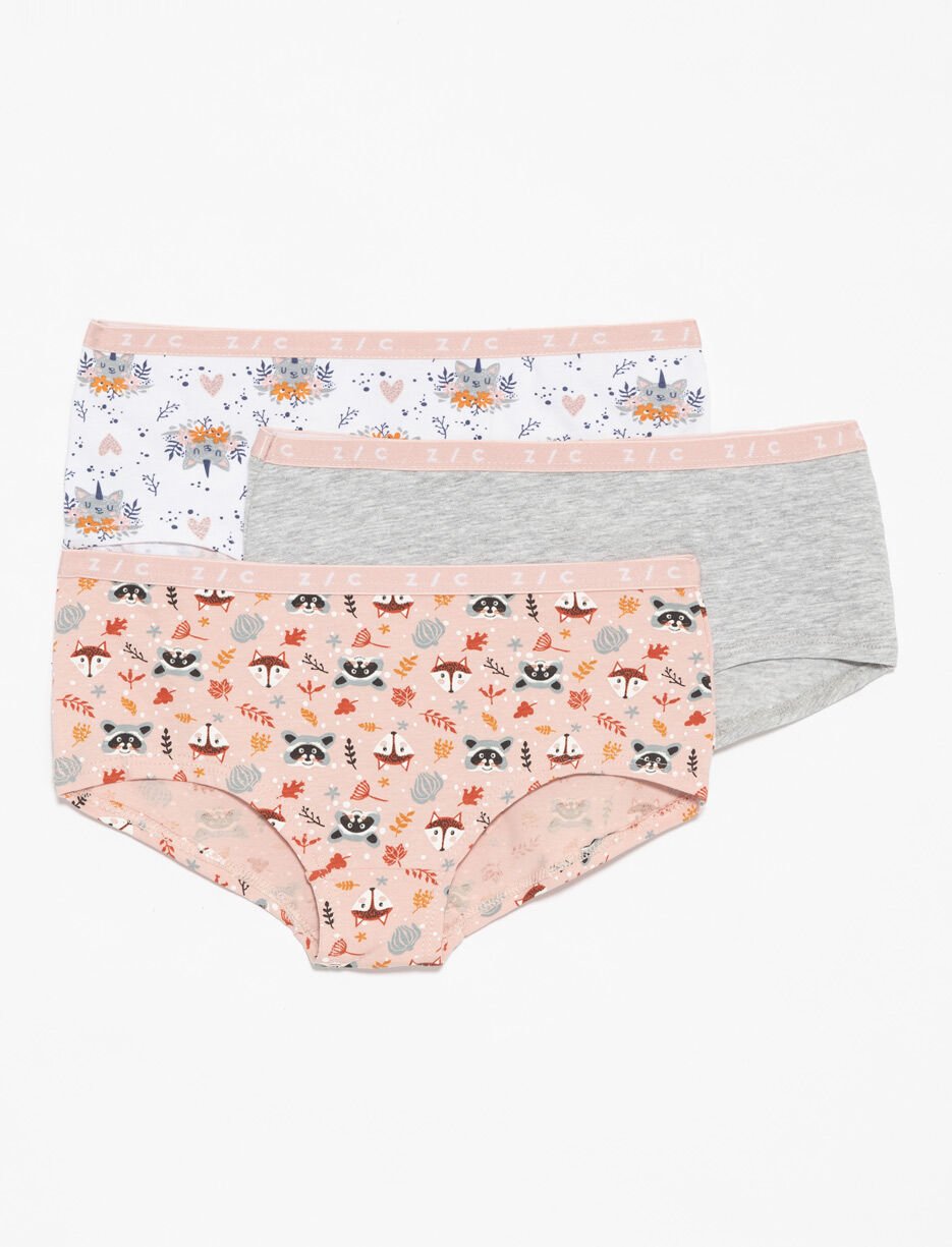 Culottes garçonnes - paquet de 3