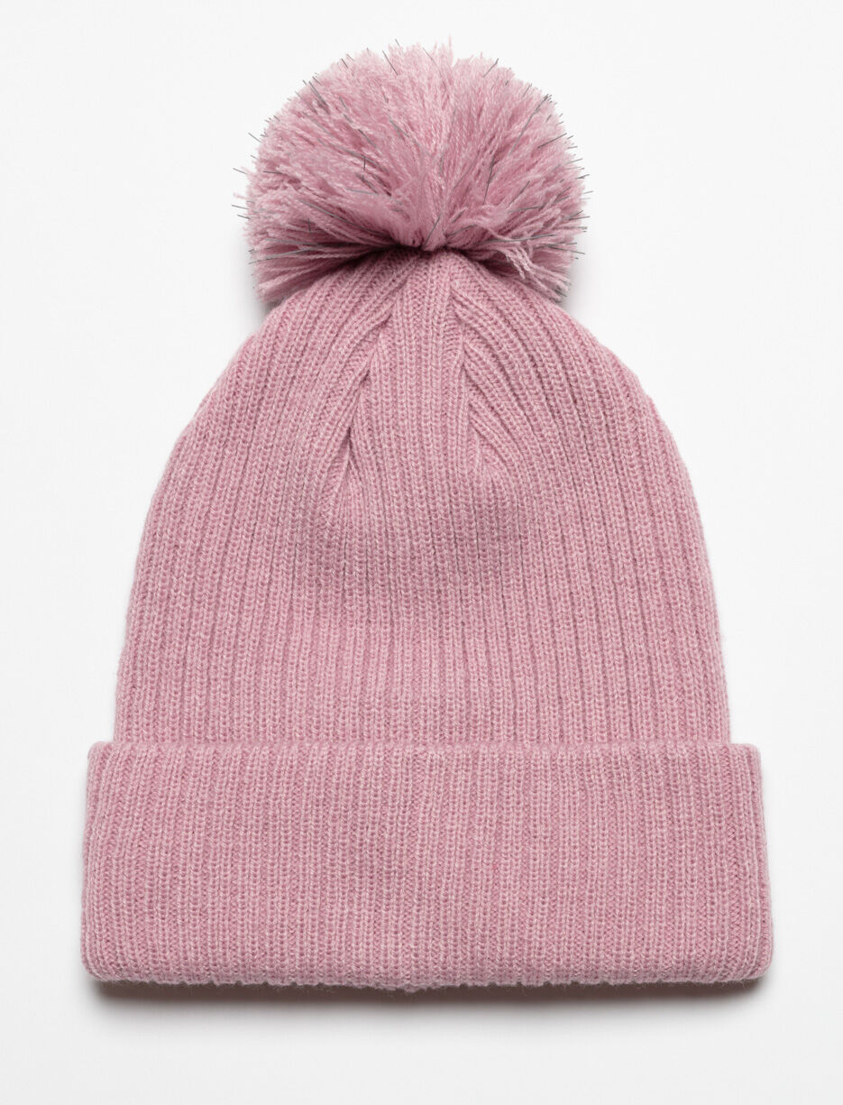 Knit Pompom Beanie - Children