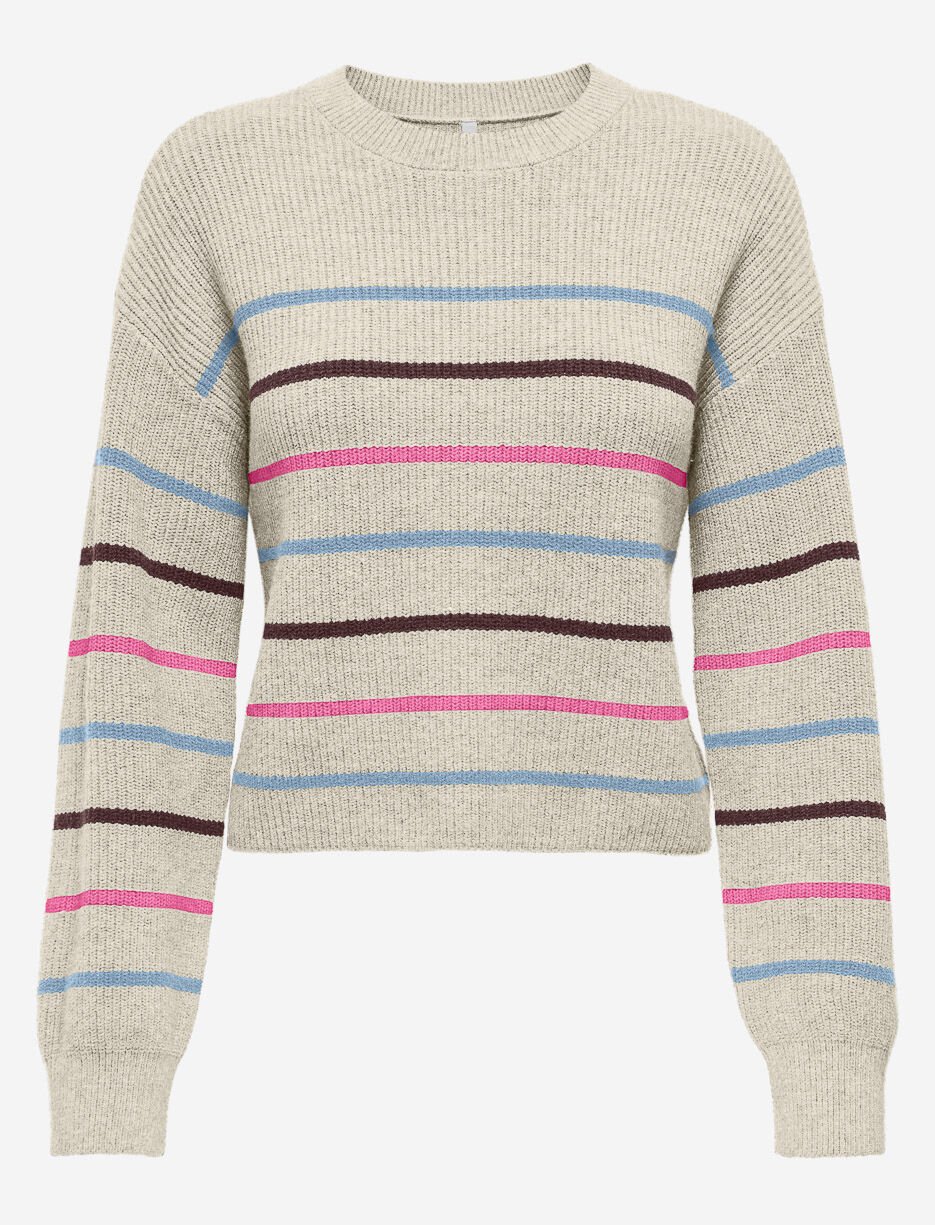 Chandail en tricot à rayures